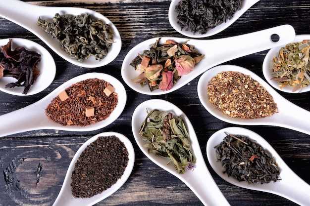 Разнообразие травяных чаев